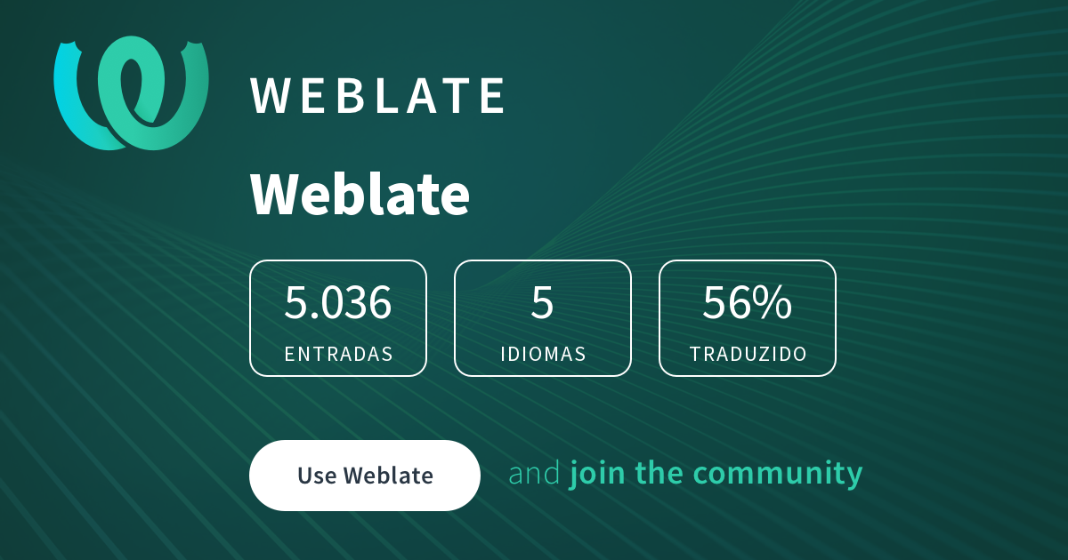 Projetos de tradução — documentação Weblate 4.5